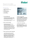 Vaillant Boiler ecoTEC pro Series Basic manual, 2 pages
