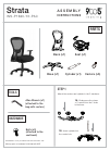 9to5 seating Indoor Furnishing Strata Assembly instructions, 2 pages