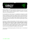 Razer Headsets Kraken 7.1 Manual , 21 pages
