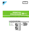 Daikin Air Handlers RMKS112EV1A Service manual, 32 pages