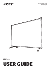 Acer Monitor EB0 Series Operation & user’s manual, 7 pages